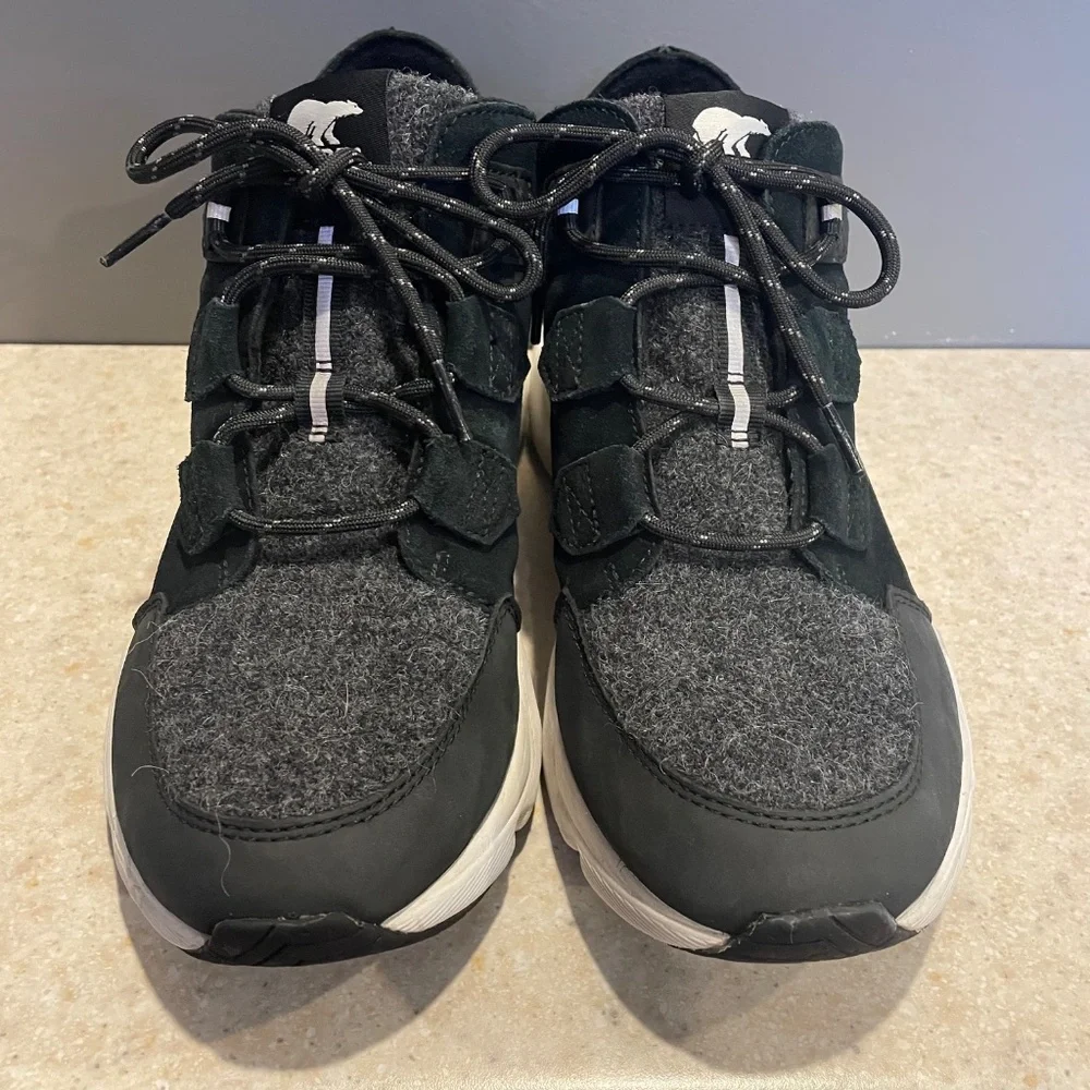 SOREL Women’s Kinetic RNGD Caribou Boot Waterproof Leather Winter Snow